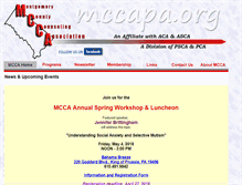 Tablet Screenshot of mccapa.org